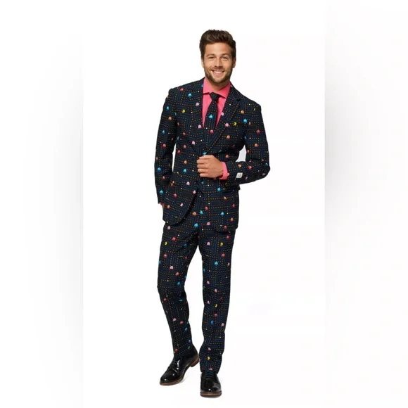 Opposuits PAC-MAN Men's Suit size 48 - Picture 1 of 5